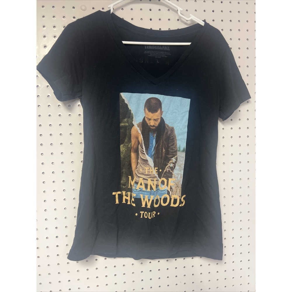 Concert Shirt  Justin Timberlake Man of the Woods Tour Large‎ V-neck